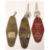 Image 1 : Eureka Hotel Key Tags Lot of 3 - Rare!  [132256]