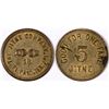 Image 1 : Jitne Transportation Token, the top Texas Transportation token  [118173]