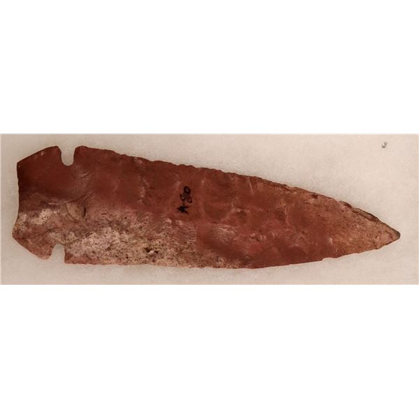 Red Chert Native American Projectile Museum Collection  [117355]