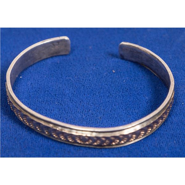 Gold and Silver Navajo Cuff  [133867]