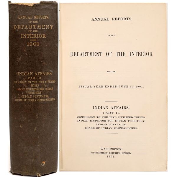 Annual Reports of the Department of the Interior Indian Affairs Part II  [132822]