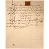Image 1 : Gold Coin Promissory Note from San Bernardino Ranch Arizona, Territory  [131767]