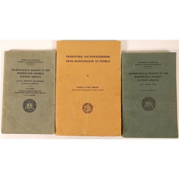 Three nice Arizona Archeological Reference Resources  [130050]