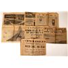 Image 1 : Macon Crash, Liny Trial Newspaper "A" Sections (6)  [110165]
