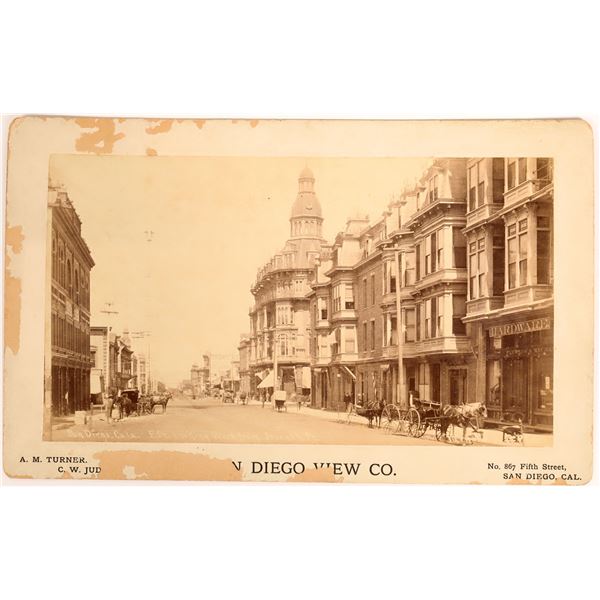 Early San Diego Gas Lamp District Photo  [127624]