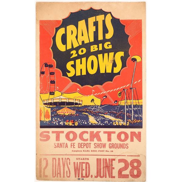 Stockton Crafts Circus at the Santa Fe Depot Show Grounds  [133786]