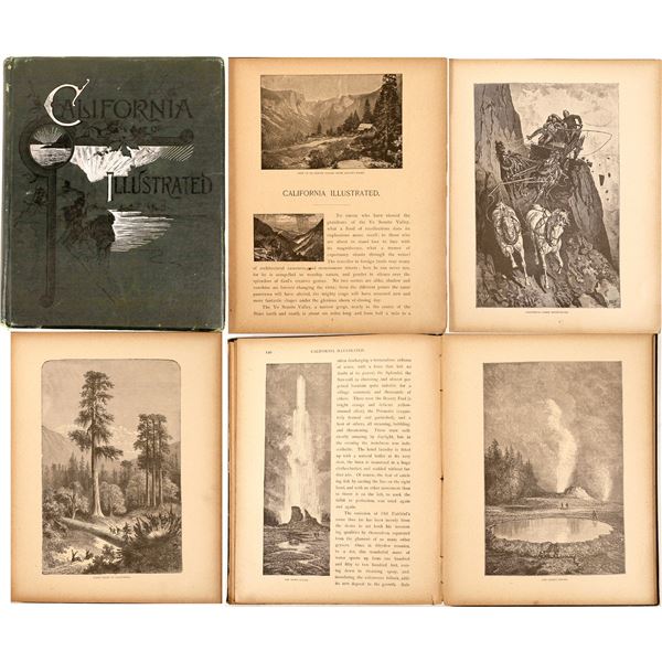 “California Illustrated” with nice wood cut illustrations  [130052]