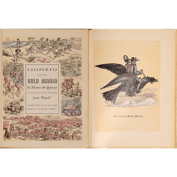 California and the Gold Mania a book by Thomas De Quincey  [132930]