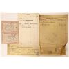 Image 1 : Toano, Nevada Ephemera Group including rare Wells Fargo and hard board teamster’s checks  [130067]
