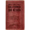 Image 1 : C.F. Weber & Co. California and Nevada Pocket Map  [116837]