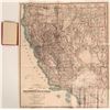 Image 2 : C.F. Weber & Co. California and Nevada Pocket Map  [116837]