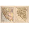 Image 1 : Two Maps of Nevada and California  [132957]