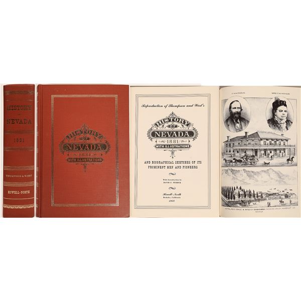 Thompson and West’s History of Nevada (Reprint)  [132412]