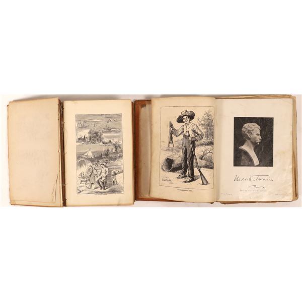 Mark Twain Classics: Roughing It 1st Edition and Huckleberry Finn  [130075]
