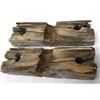 Image 1 : Small Ram's Insulator Holder Block of Original Wood  [132241]