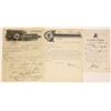 Image 2 : Fireman's Certificate and Letterheads - Lot of 2  [122318]