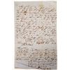Image 1 : Two sided legal sized paper on the death of Epson Hamilton of the Fannin Rangers  [130162]