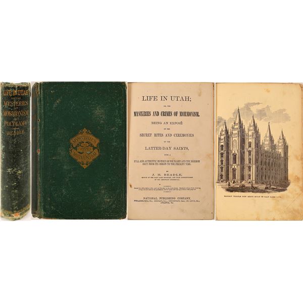 “Life in Utah” or the “Mysteries and Crimes of Mormonism” – very early anti-Mormon book  [130053]
