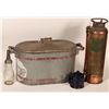 Image 1 : Foamite Fire Extinguisher, Martin Ware Wash Tub, bonus items  [108006]