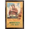 Image 1 : Marathon Superfine Lager Beer  Sign  [132819]