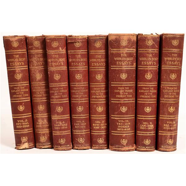 Worlds Best Essays  From The Earliest to the Present Time, Volumes 3-10  [132462]