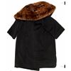 Image 2 : Ladies Cashmere/Fur Collar Coat  [91338]