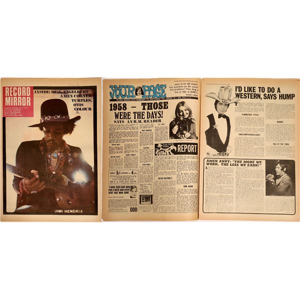 Record Mirror Magazine Feat. Jimi Hendrix  [133821]