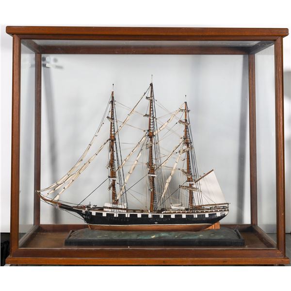 Clipper Ship Model in Glass Display Case  [132242]