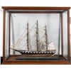 Image 1 : Clipper Ship Model in Glass Display Case  [132242]