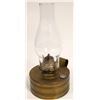Image 1 : Brass Kerosene Lamp, Patent Date 1893  [132510]
