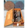 Image 1 : Carpenter's Tool Chest of vintage hand saws  [56252]