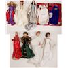 Image 1 : Dolls (2 Barbies, &  5 Dolls on Stands & Wardrobe))  [135308]