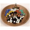 Image 1 : Miscellaneous Marble Items - Razor Sharpener, Benningtons, Ballot Marbles, Steelies, Chinese Checker