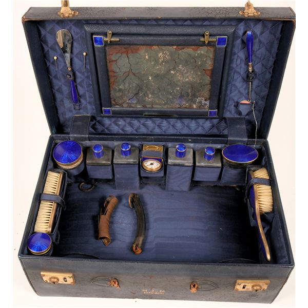 Rare 19th Century Makeup/Train Case  [121750]