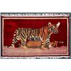 Image 1 : Wall Hanging, Tiger with Goat  [102101]