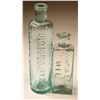 Image 1 : Open Pontil Aqua Medicine Bottles (2 Each)  [132323]