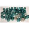 Image 1 : Glass Insulators, Hemingray and Other, Blue - 36, Clear - 6  [133725]