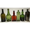 Image 1 : Group of Six Schnapps, Whiskey, Bitters Bottles  [119657]