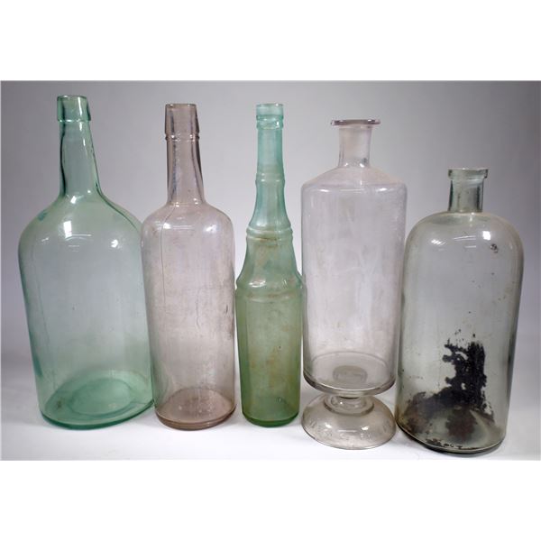 Antique Bottle Group (5)  [132476]