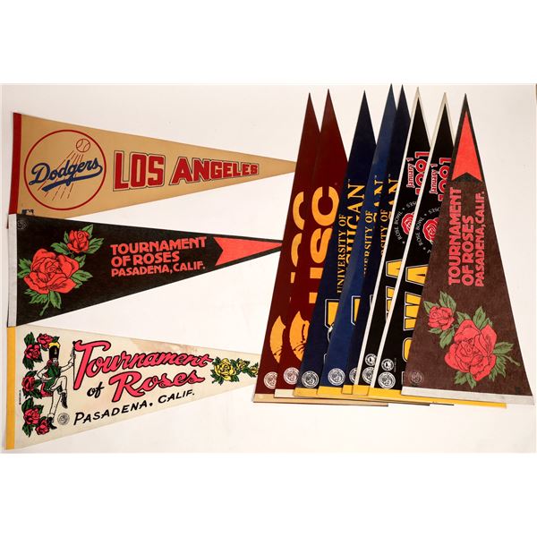 Rose Bowl Pennants and Aerial Photos  [132999]