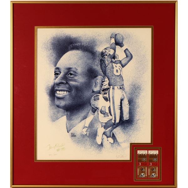 Print of Jerry Rice by Bill Dotson  [125154]