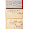 Image 1 : Three Early Hand Written Receipts  [135444]