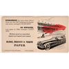 Image 1 : Rare Indianapolis 500 Blotter, 1948 Shows Race Car  [135527]