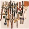 Image 1 : Vintage Mens Watches with linked and leather bands (lot 28)  [135541]
