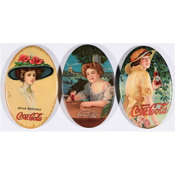 Coca Cola Advertising Pocket Mirrors - 3 [131229]