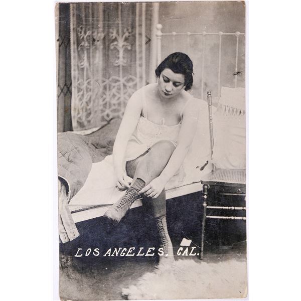 Real Photo Postcard of a Lady of Questionable Character  [129320]