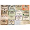 Image 1 : Aluminum/Brass/Tin/Tungsten Corporations Stock Certifcates  [132099]