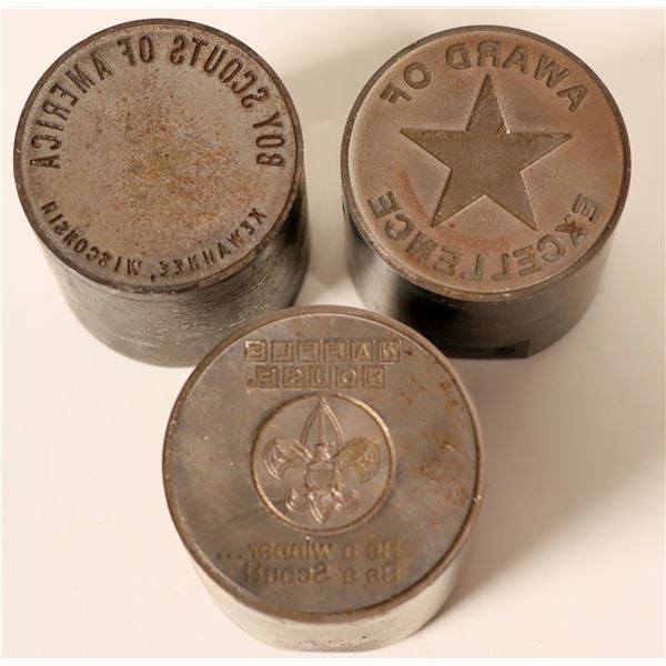 Boy Scout Related Commemorative Dies (3)  [135325]