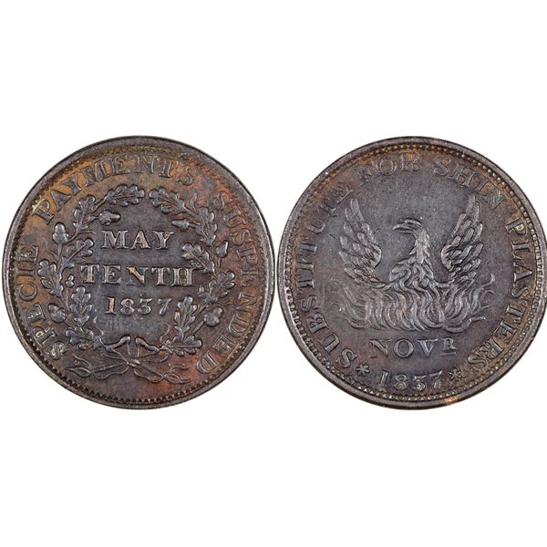 Hard Times Token: Substitute for Shin Plasters  [129331]