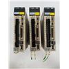 Image 3 : (3) YASKAWA SGDV-2R8A01A SERVOPACK AC SERVO DRIVE